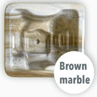 Acryl Braun marmoriert